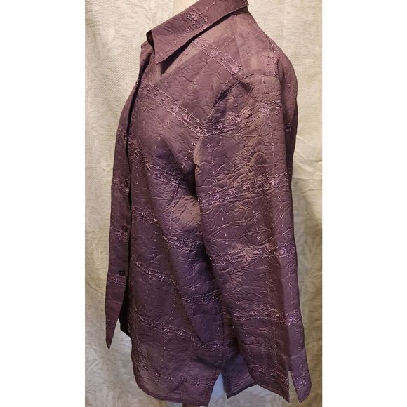 Alfred Dunner 2 piece button-up top - Picture 12 of 12